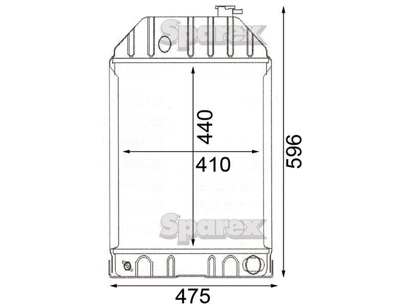 Radiator for Ford New Holland 545 US BUILT