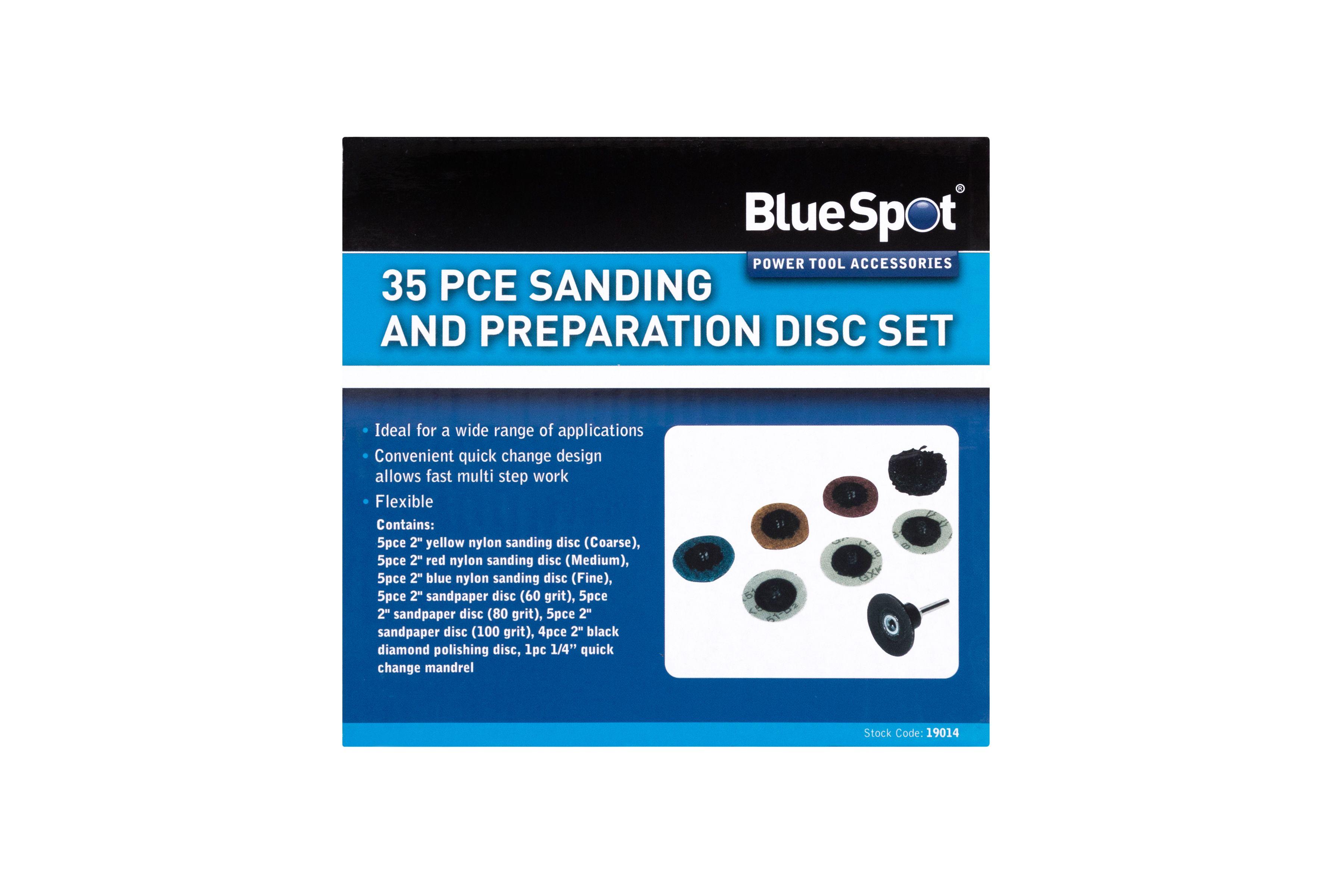Blue Spot Tools 35 PCE 2" Sanding Disc Kit