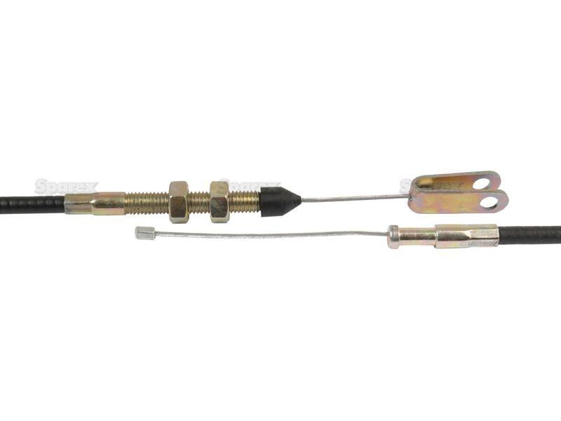 Foot Throttle Cable - Length: 1073mm, Outer cable length: 931mm. for Massey Ferguson 362 (300 Series)