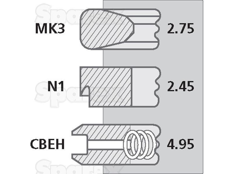 Piston Ring Std. for Fendt F 380 GTA