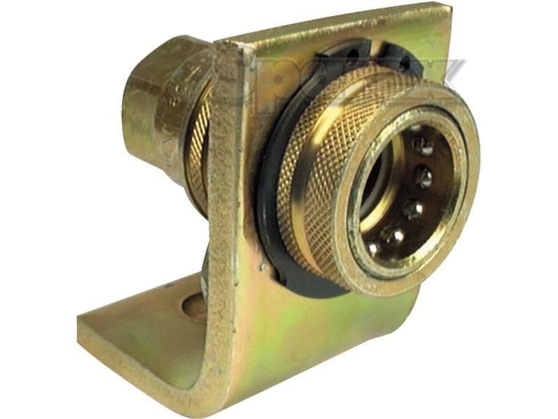 Hydraulic Quick Release Coupling 1/2'' single break-away set with M18 x 1.5mm (15L) male thread
