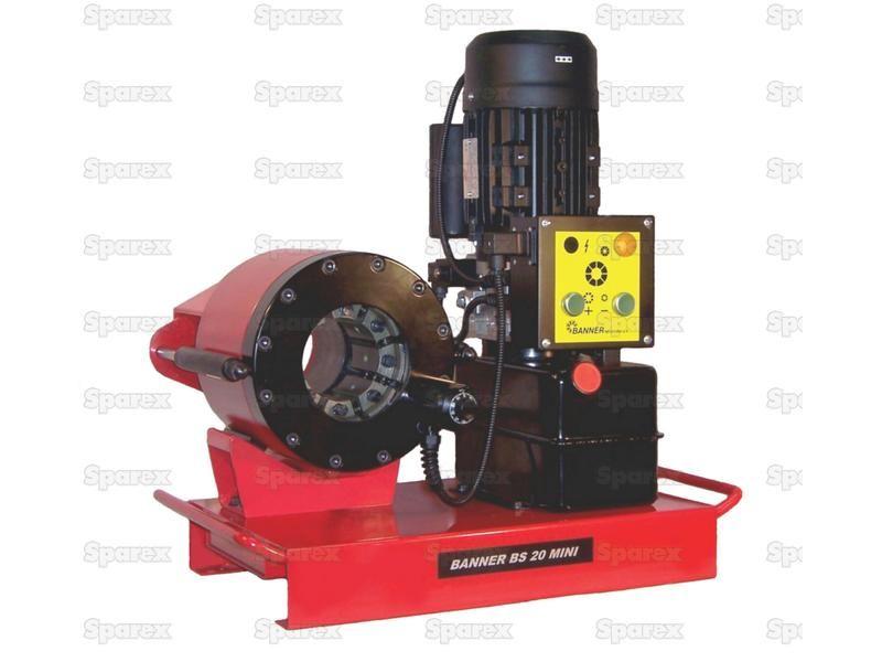 Hydraulic Hose Swaging Machine - BS20 Mini With UK 3 Pin Plug