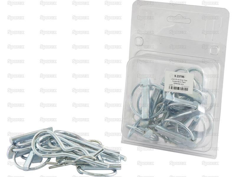 Linch Pin & Grip Clips Combination Pack (20 pcs. Agripak)
