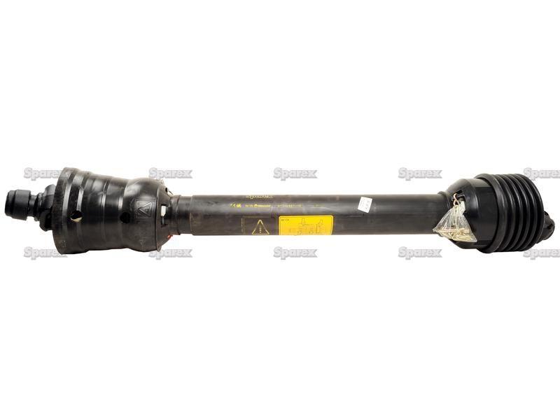 PTO Shaft - WWCV Wide Angle - one Side, (Lz) Length 1010mm, 1 3/8'' x 6 Spline 80° W.A. to 1 3/8'' x 6 Spline Q.R.