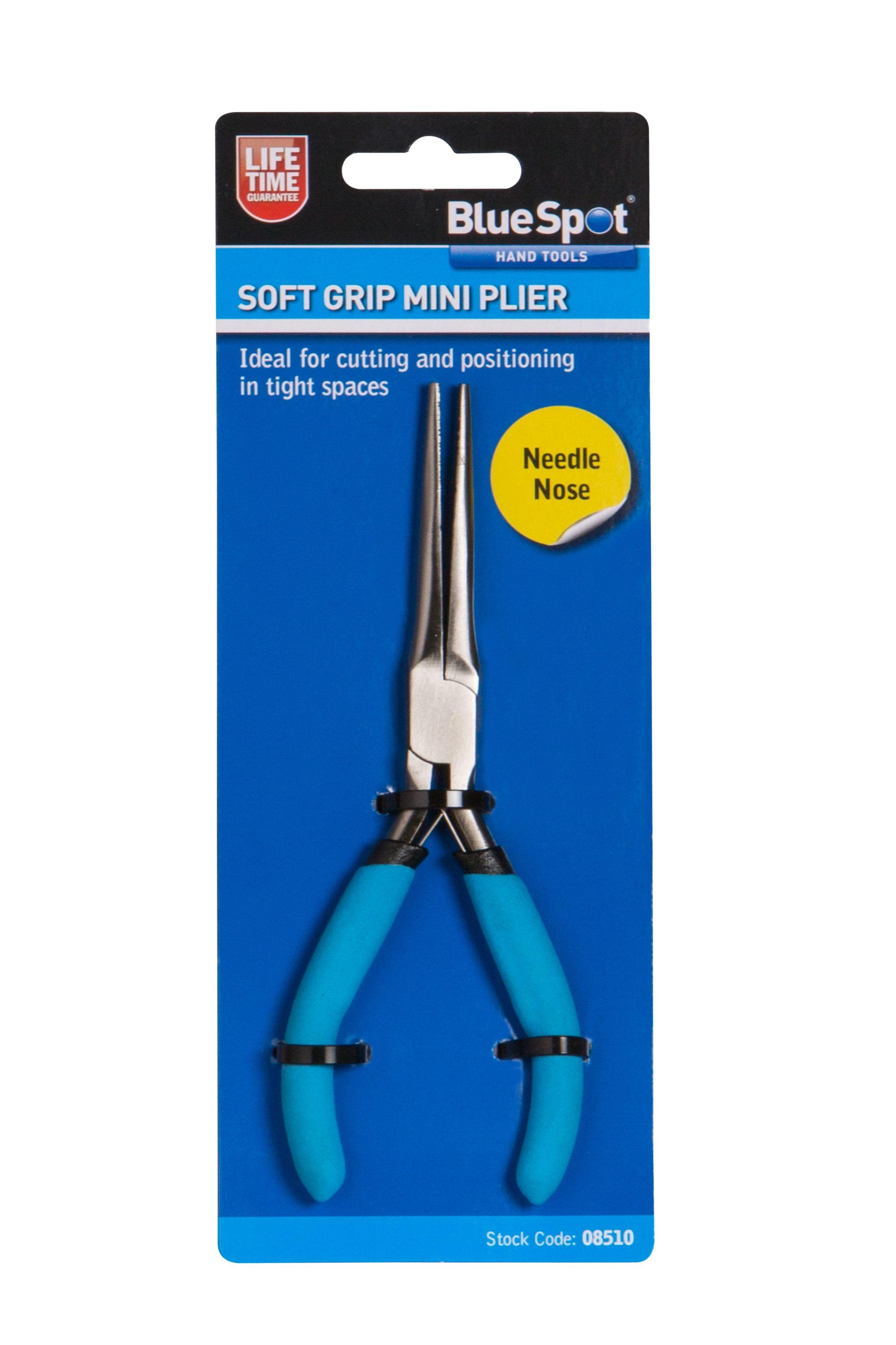 Blue Spot Tools Soft Grip Mini Needle Nose Plier
