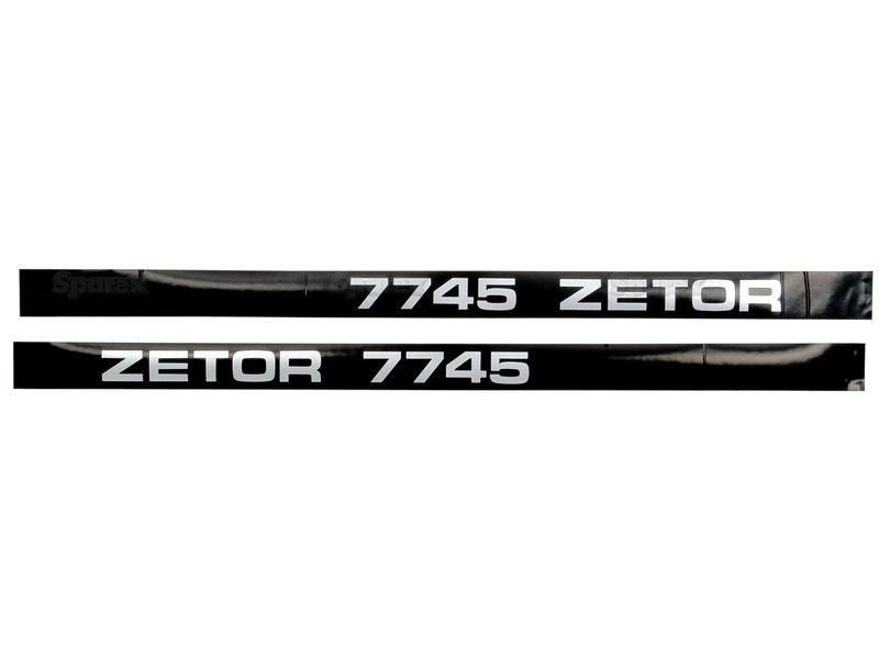 Decal Set - Zetor 7745 for Zetor 7745 (UR1 Series)