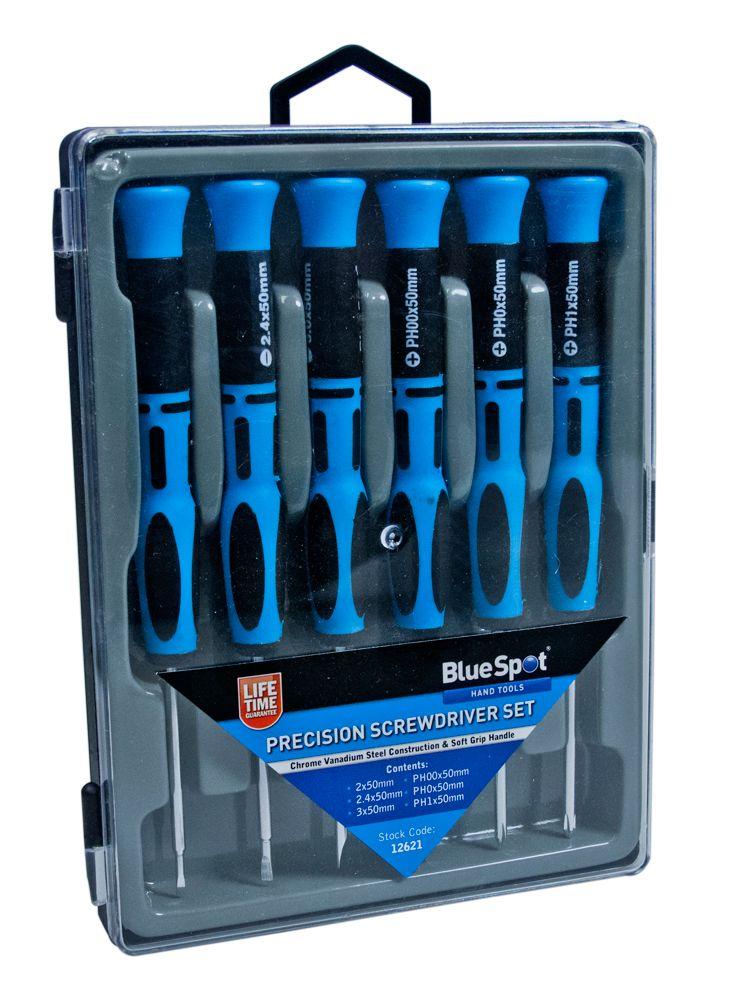 Blue Spot Tools 6 PCE Precision Screwdriver Set