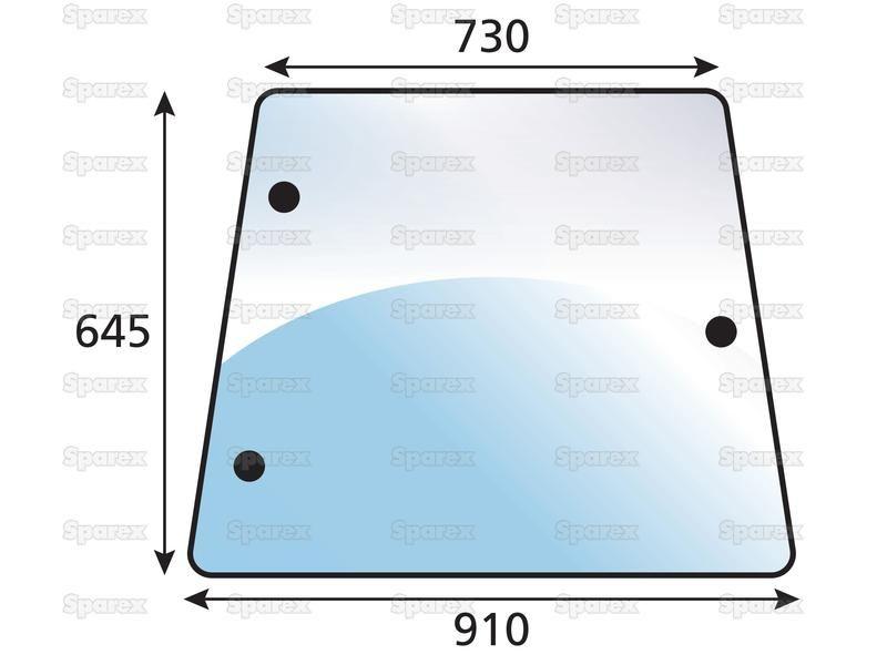 Side Glass LH/RH for Deutz-Fahr DX4.10 (DX4 Series)