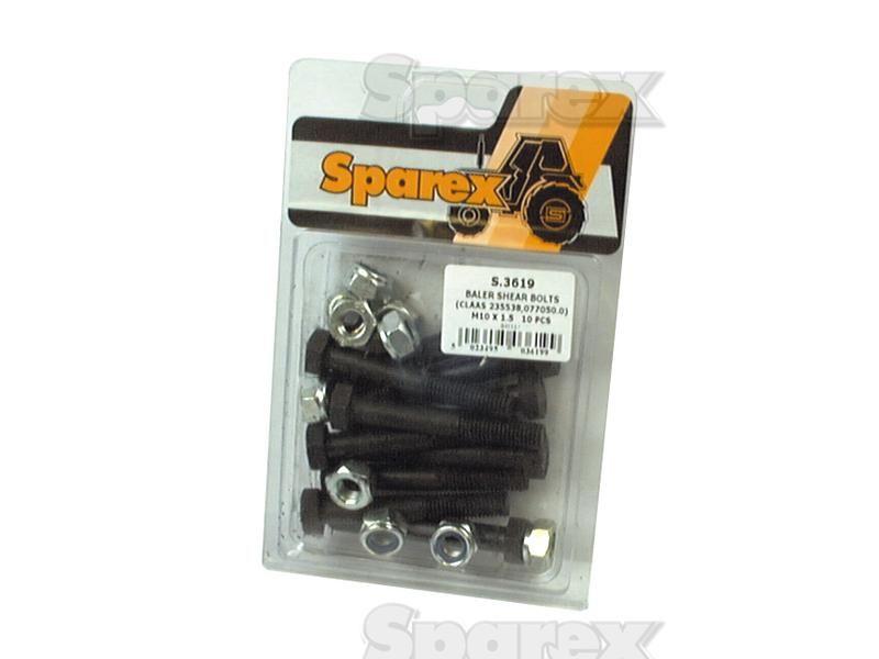 Shear Bolt, M10 x 70mm (10 pcs. Agripak)