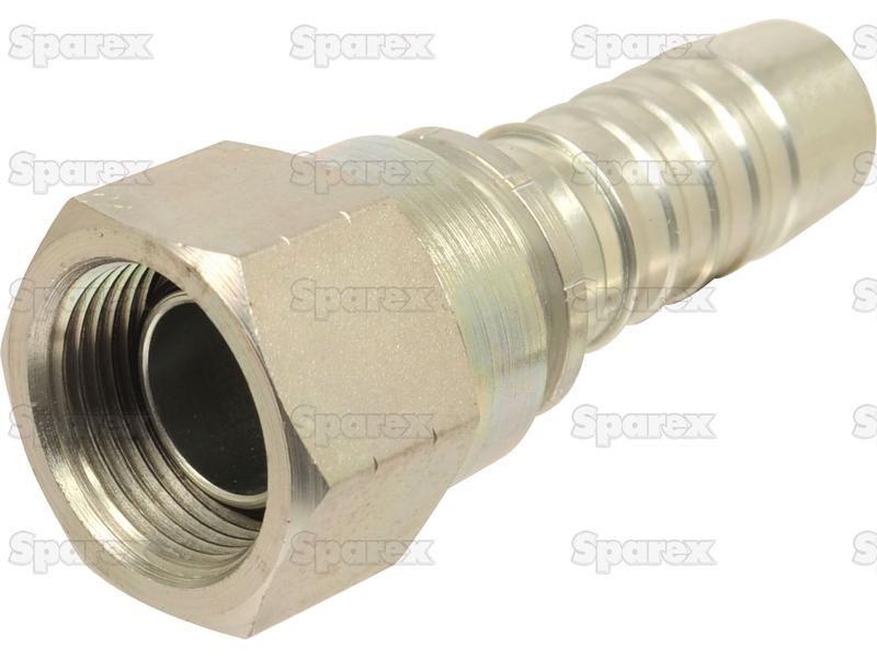 Gates BSP 60° Hose Insert 5/8'' x '' Female Thread Straight Swivel Gates (Belts) (10GS10FBSPORX)