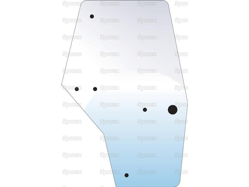 Door Glass RH for Case IH