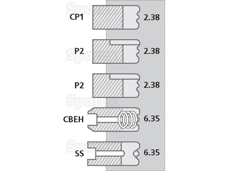 Piston Ring for Massey Ferguson 50 (Industrial Tractors)