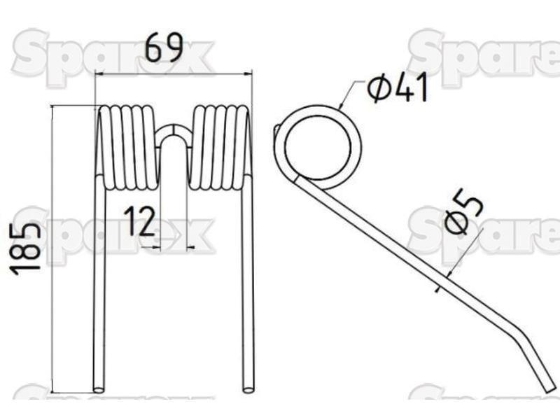 Haytine Pick-Up for New Holland | (131673, 80916061, 86551419, 916061)