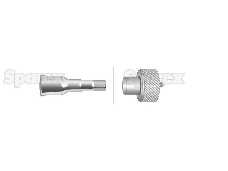 Drive Cable - Length: 1546mm, Outer cable length: 1535mm. for Ford New Holland, Case IH
