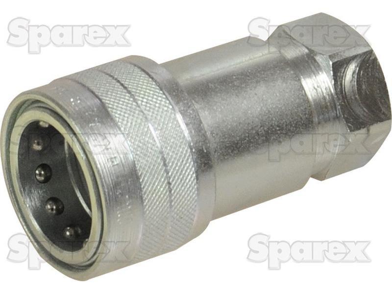 Sparex Quick Release Hydraulic Coupling Female 3/4'' Body x 3/4'' BSP Female Thread