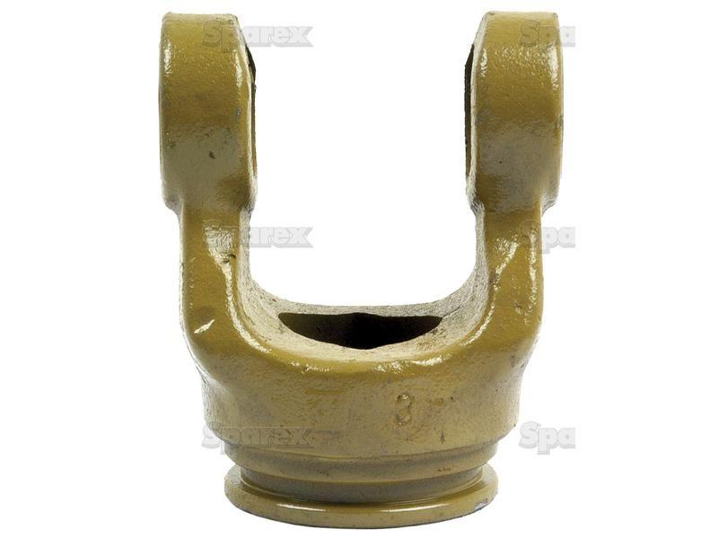 PTO Tube Yoke (U/J Size: 27 x 70mm) Profile: Lemon, Size: 34.5 x 4mm, Ref: Ov. La Magdalena, Massey Ferguson, Walterscheid