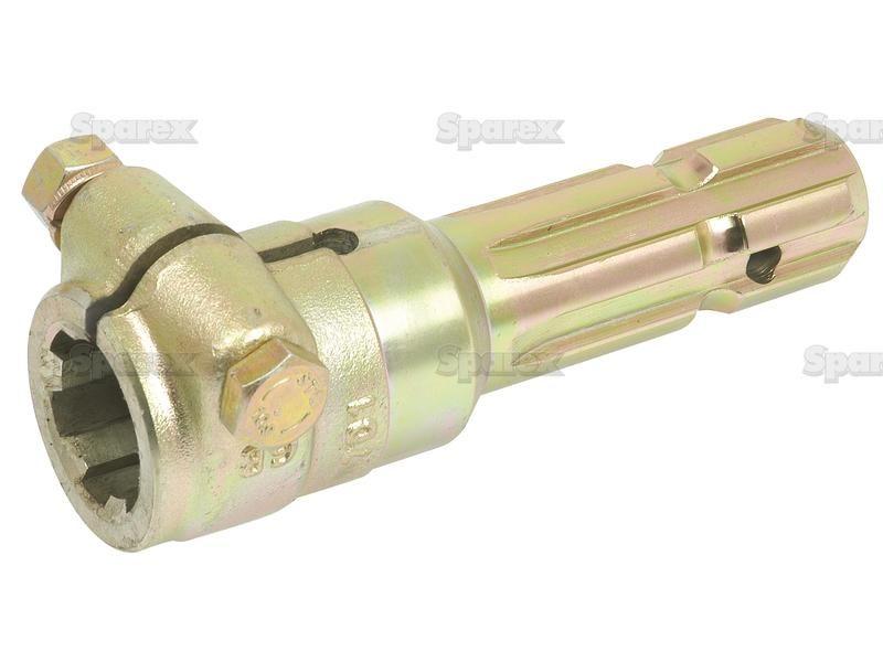 PTO Adaptor - Female spline 1 3/8'' - 6 x Male spline 1 3/8'' - 6 with Clamp Bolt.
