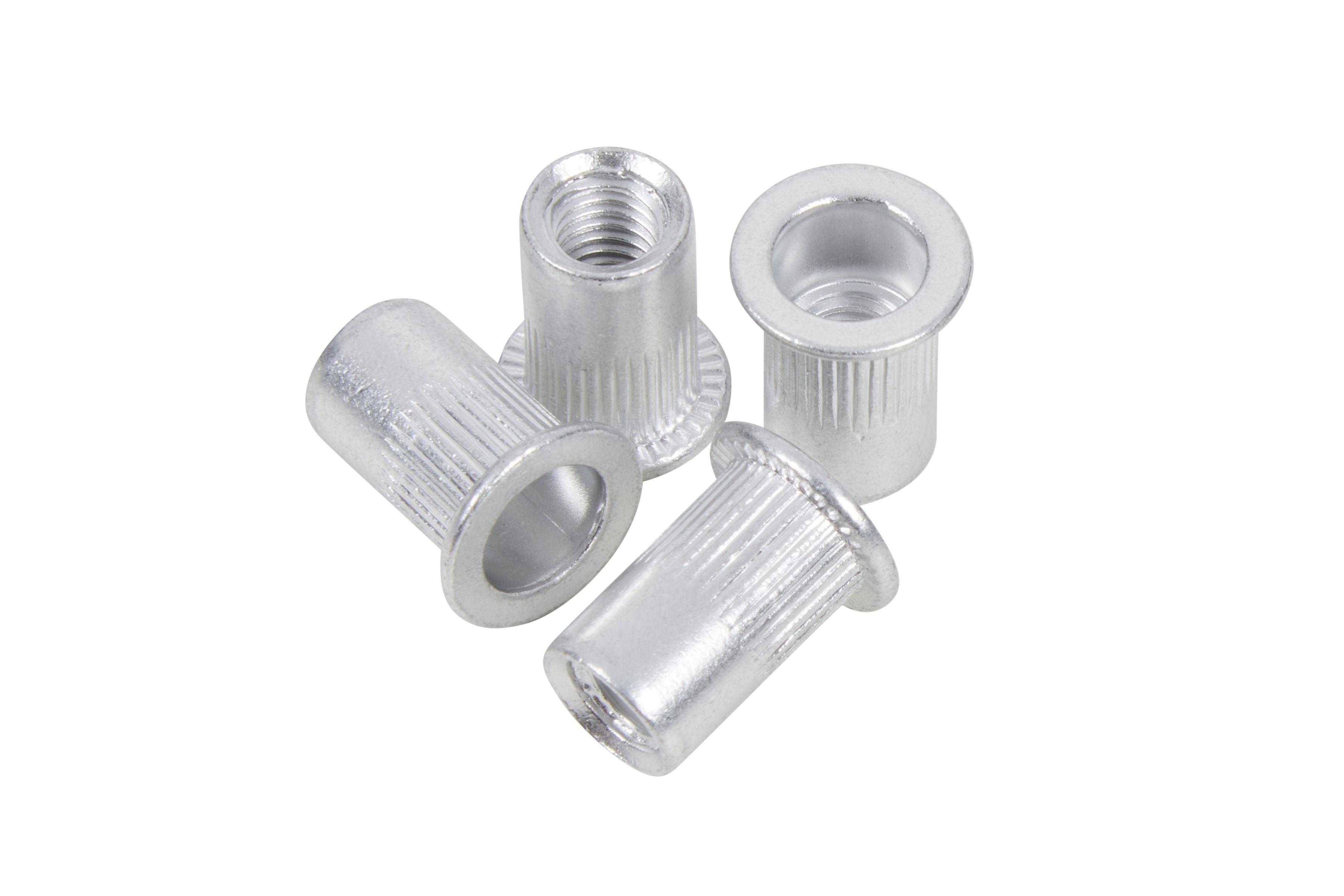 Blue Spot Tools 100 PCE M6 Aluminium Rivet Nuts