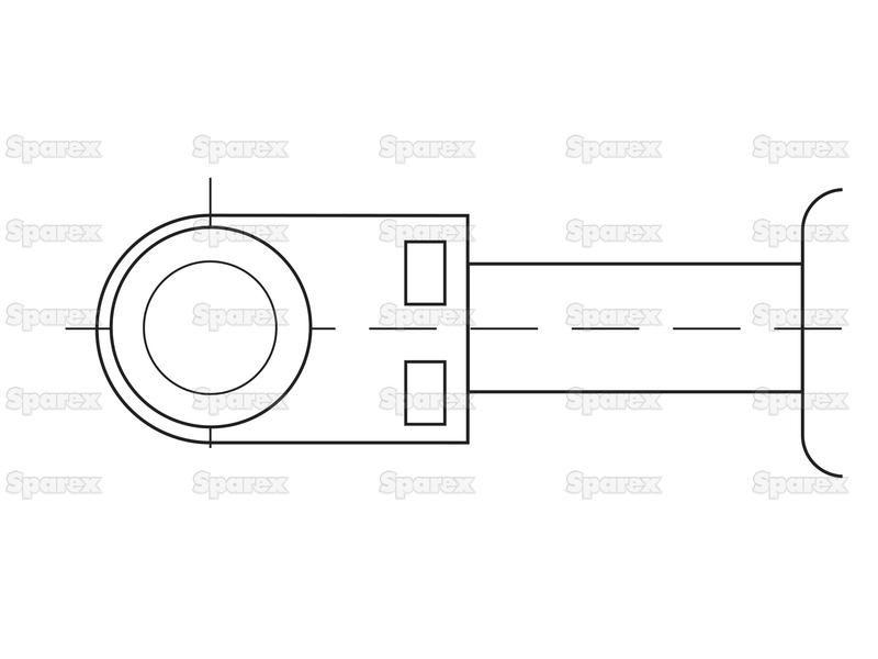 Gas Strut, Total length: 600.5mm