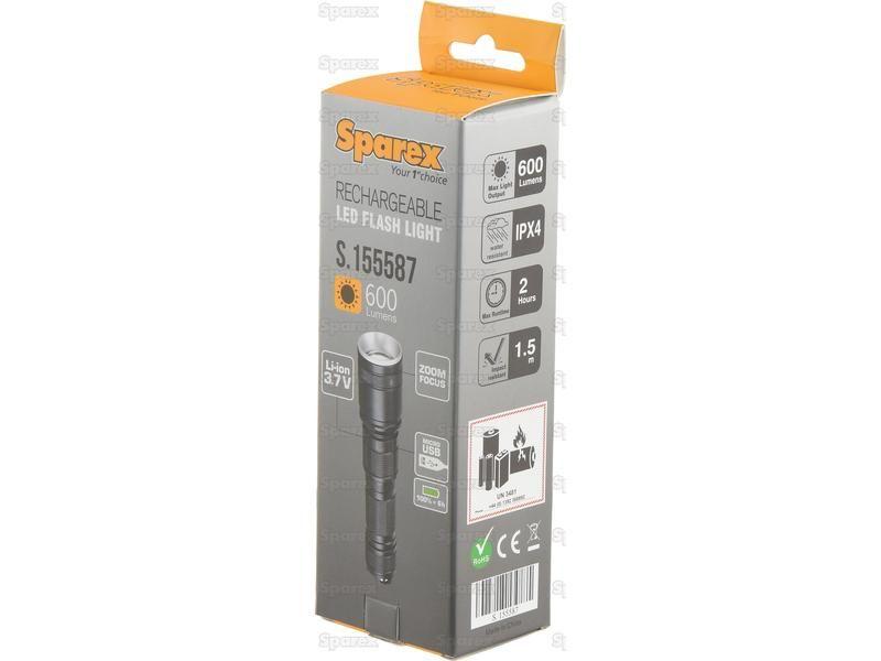 LED Rechargeable Inspection Lamp, 600 Lumens