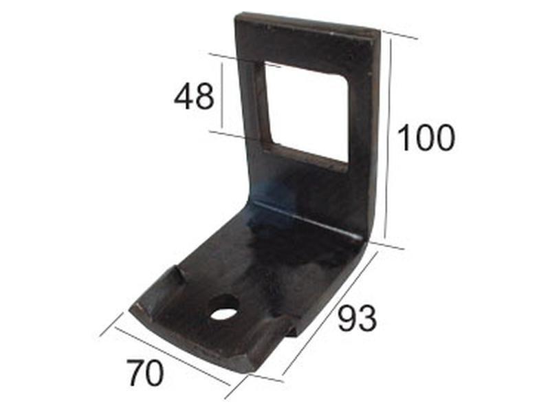 S Tine Clamp with helper 45x12mm Suitable for 50x50mm for Universal VARIOUS