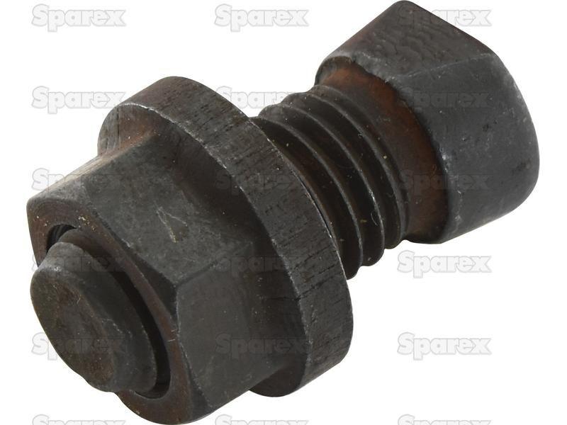 Conical Head Bolt 1 Flat with Nut (TC1M), Size: 16 x 50mm (25 pcs. Box) Kverneland (031951, KK031951)