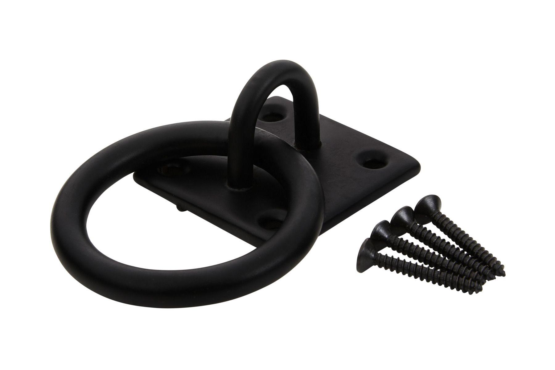 Blue Spot Tools Black Powder Coated Ring On Plate 50 X 50mm