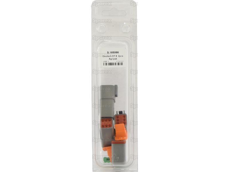 Deutsch DT Connector 6 Pole 4 pcs. (Agripak)