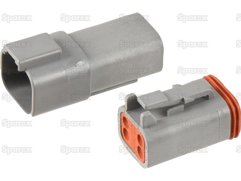 Deutsch DT Connector 4 Pole 4 pcs. (Bag)