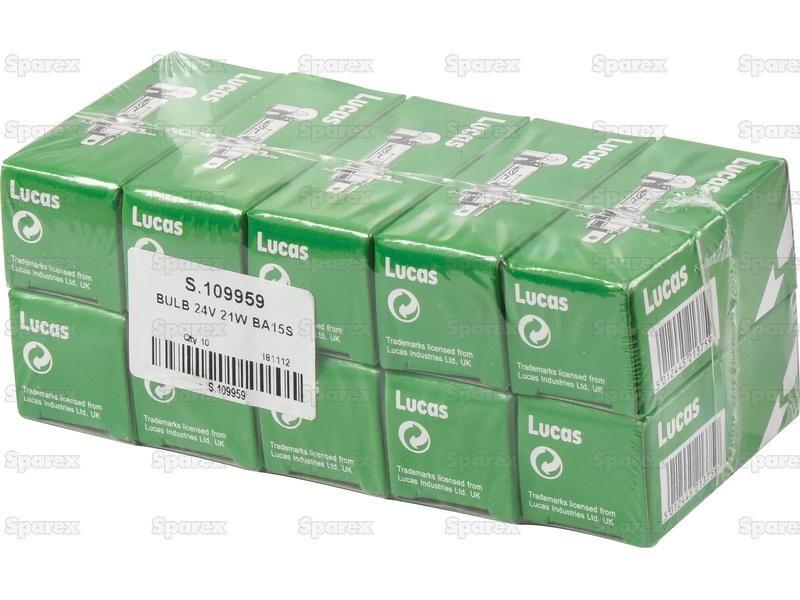 Halogen Side | Indicator Bulb, 24V, 21W, BA15s Base Case IH, John Deere, Lucas, OSRAM, Phillips