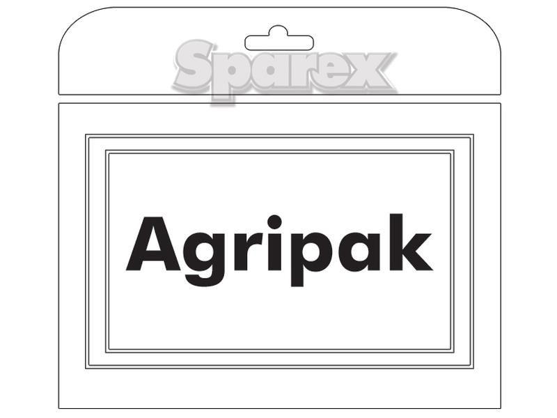 Countersunk Head Bolt 2 Nibs With Nut (TF2E) - M14 x 30mm, Tensile strength 8.8 (10 pcs. Agripak)