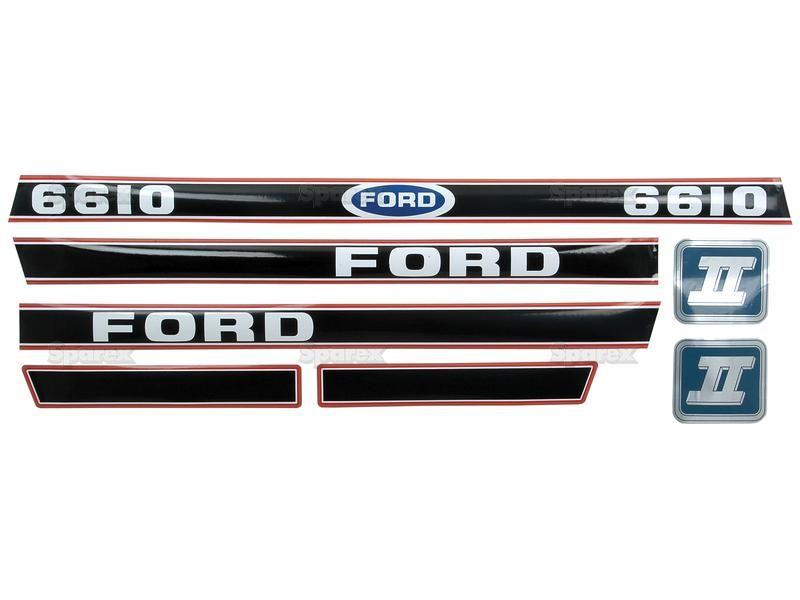 Decal Set - Ford / New Holland 6610 Force II for Ford New Holland 7710 (10 Series)