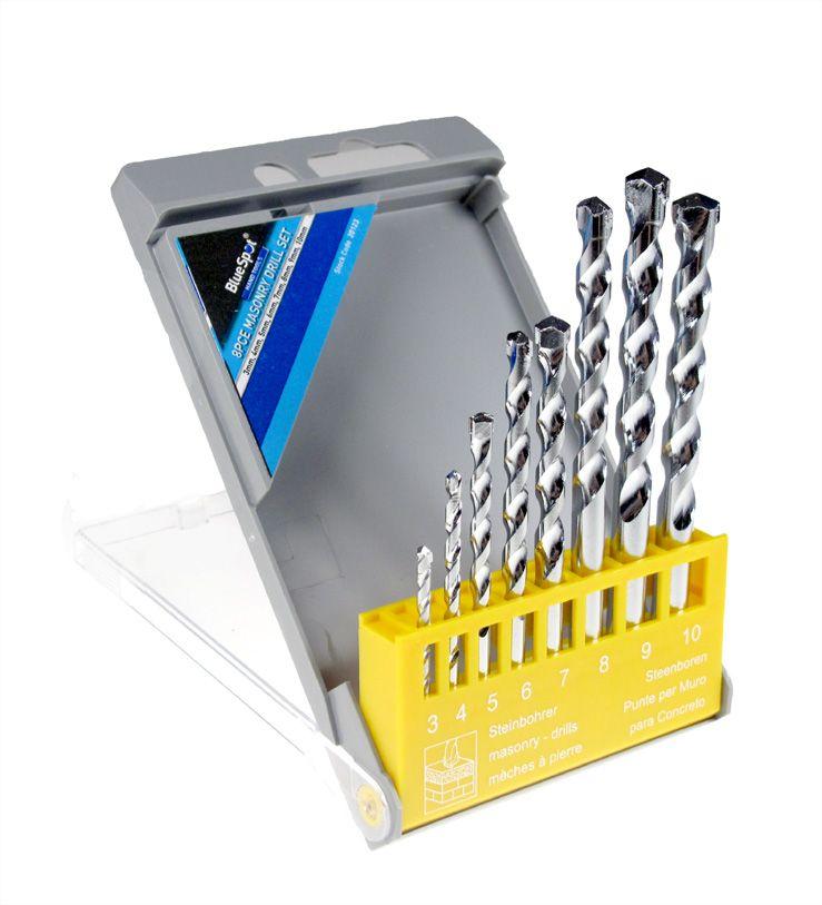 Blue Spot Tools 8 PCE Masonry Drill Bit Set (3-10mm)