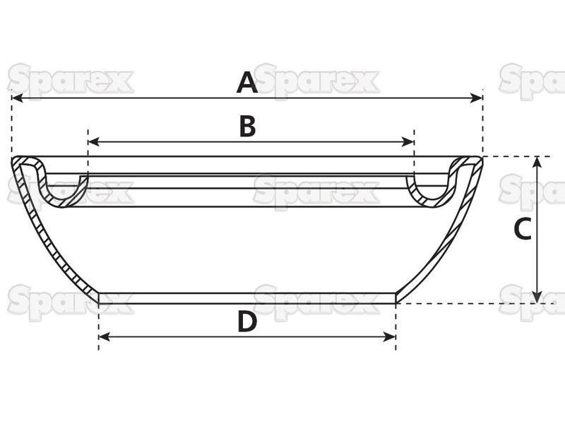 Weld on Clamp Ring - 6'' (159mm) (Non Galvanised)