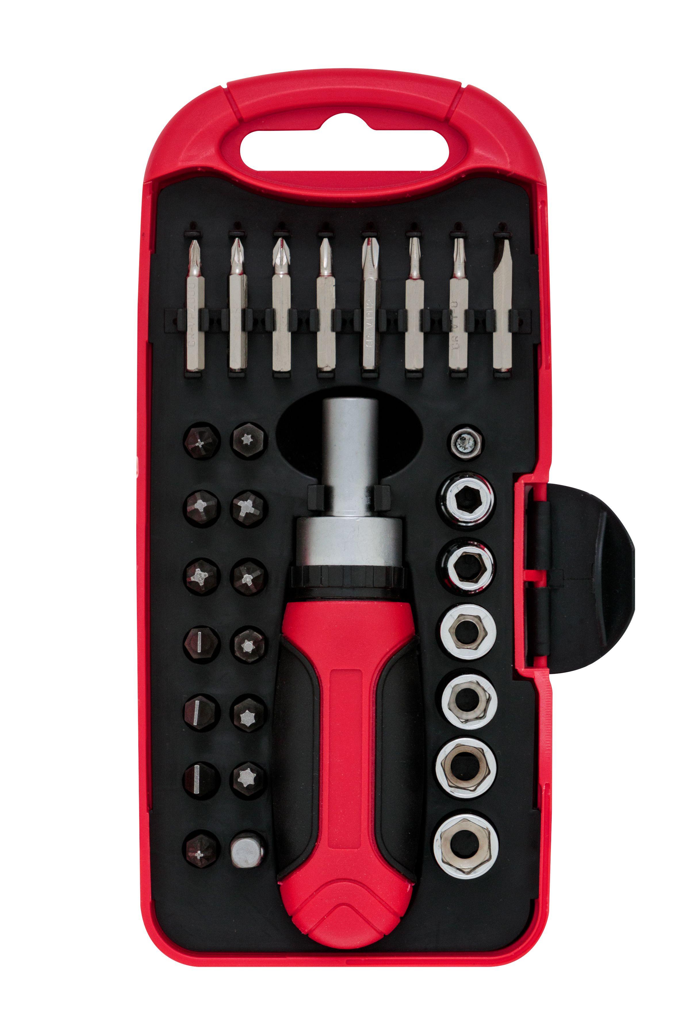 Blue Spot Tools 30 PCE Ratchet Screwdriver and Socket Set