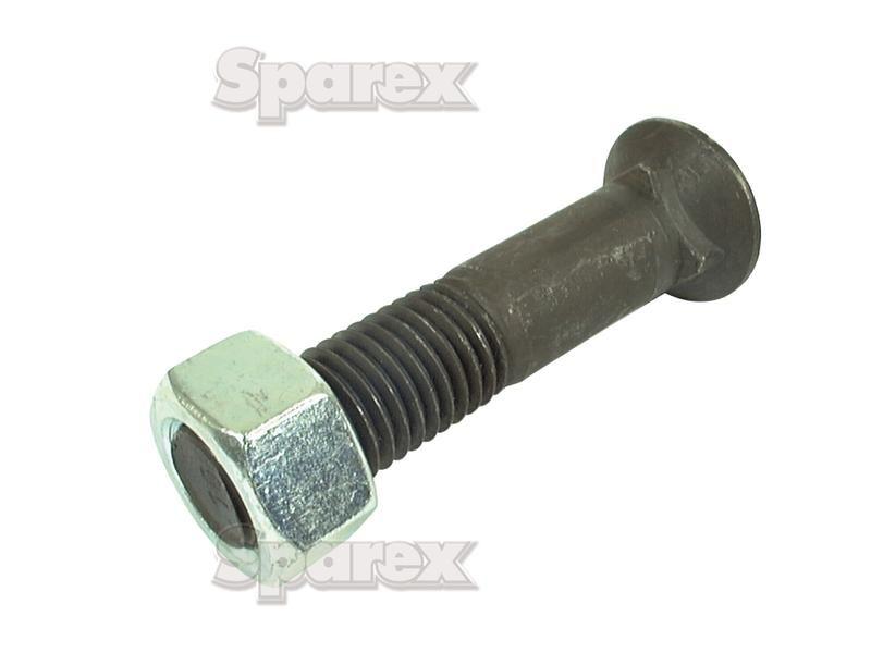 Round Countersunk Square Hex Bolt & Nut (TFCC) - M14 x 40mm, Tensile strength 8.8 (25 pcs. Box)