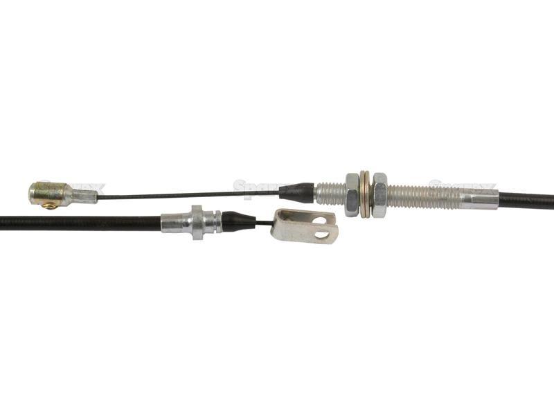 Foot Throttle Cable - Length: 990mm, Outer cable length: 843mm. for Ford New Holland (81870807, F0NN9C799EB, F1NN9C799EA)