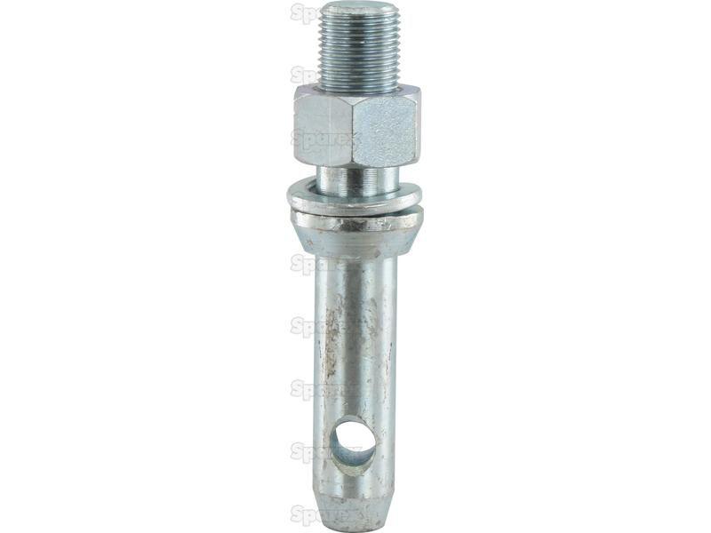 Lower link implement pin 22x140mm, Thread size 7/8''x40mm Cat. 1 for Massey Ferguson