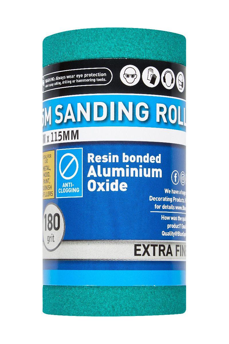Blue Spot Tools 5MTR 115mm Sanding Roll 180 Grit