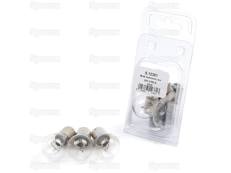 Halogen Side | Indicator Bulb, 24V, 21W, BA15s Base Case IH, Lucas, OSRAM, Phillips