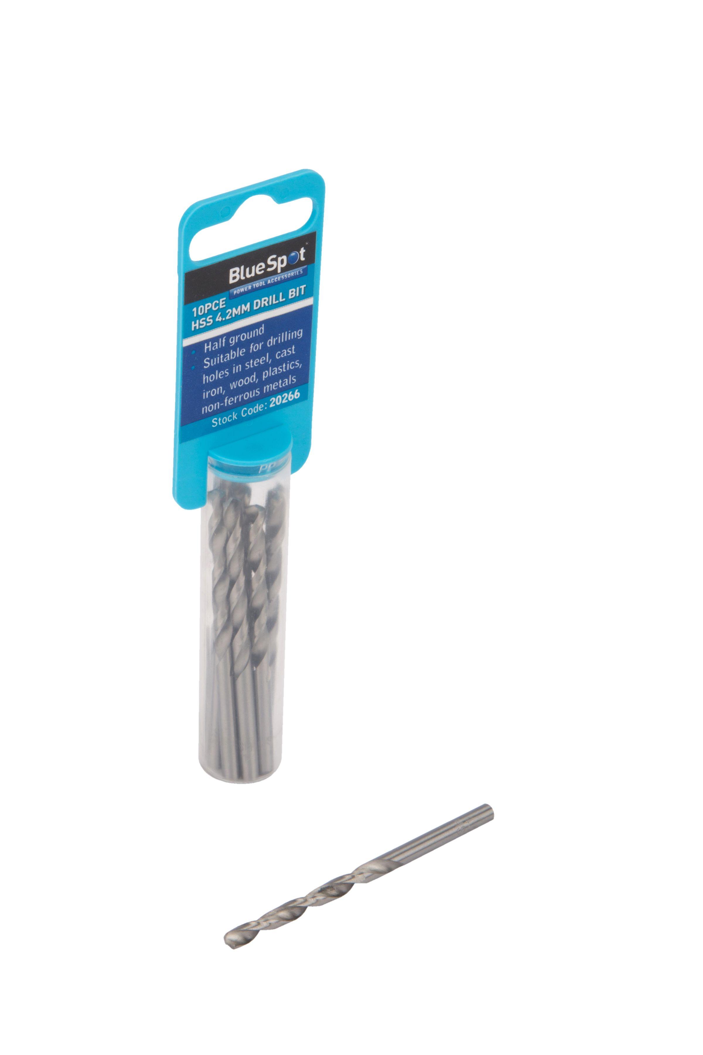 Blue Spot Tools 10 PCE 4.2mm HSS Drill Set