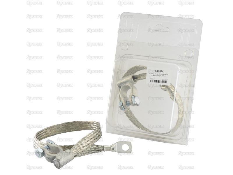 Battery Strap, Earth/Negative (Clamp) Length: 400mm