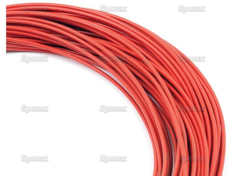 Electrical Cable - 1 Core, 4mm°² Cable, Red (Length: 50M), ()