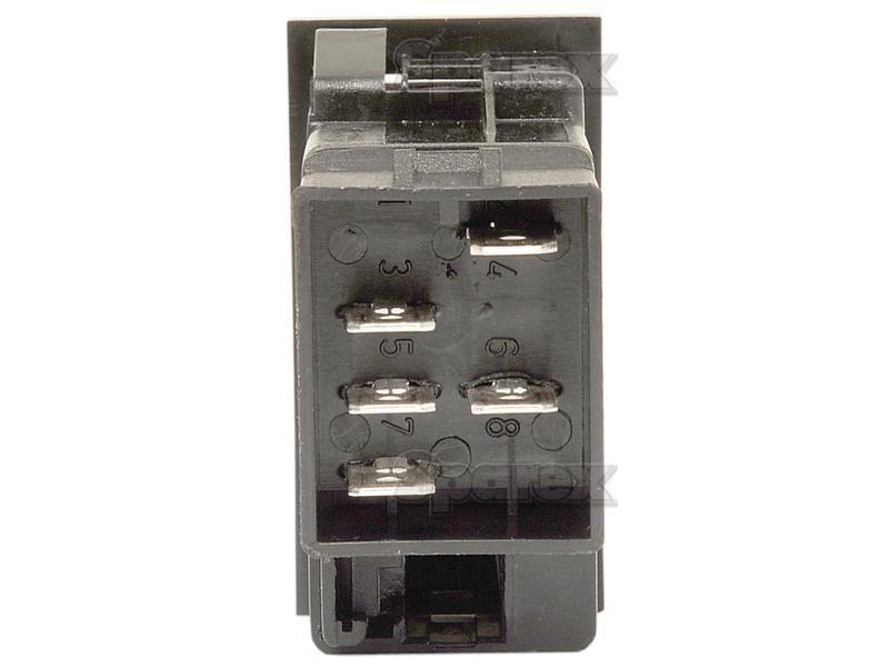 Rocker Switch - Wiper Washer, 3 Position (Off/1/(2)) Massey Ferguson (1694361M1)