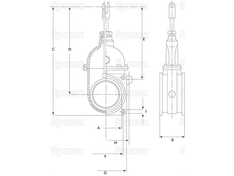 Gate valve - Flanged/Threaded 6''