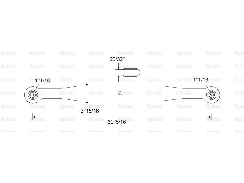 Lower Link Lift Arm - Complete (Cat. 2/2) for Ford New Holland