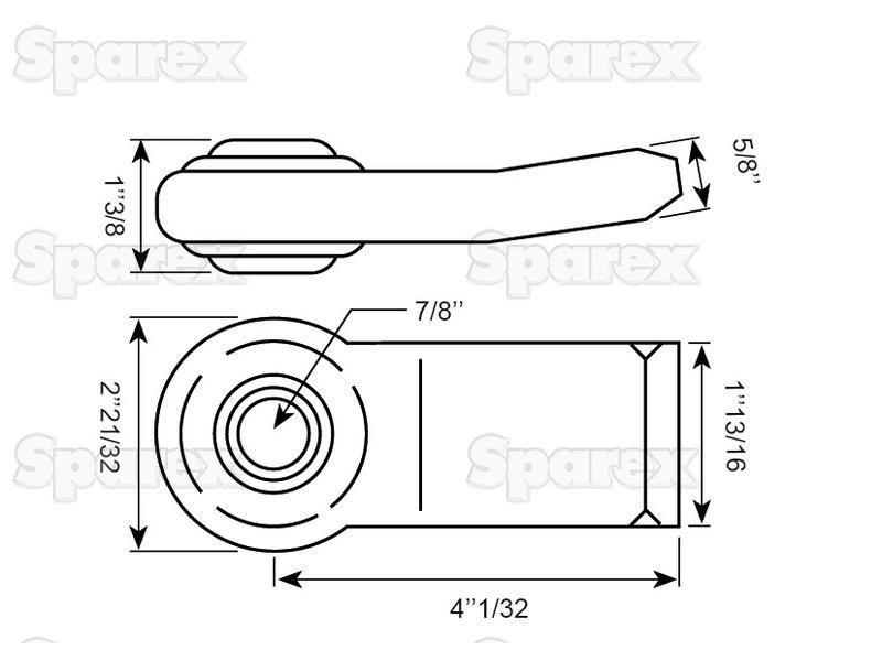 Lower Link Weld On Ball End (Cat. 1)