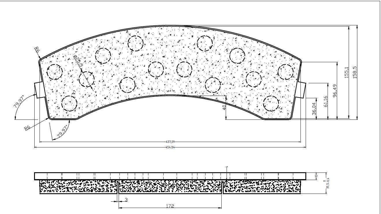 Euclid Brake Pad Set
