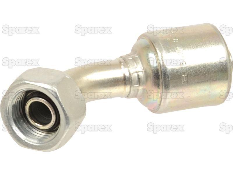 Gates BSP 60° Hose Insert 1/4'' x 1/4'''' Female 135° Swept Swivel Gates (Belts) (4G4FBSPORX45)