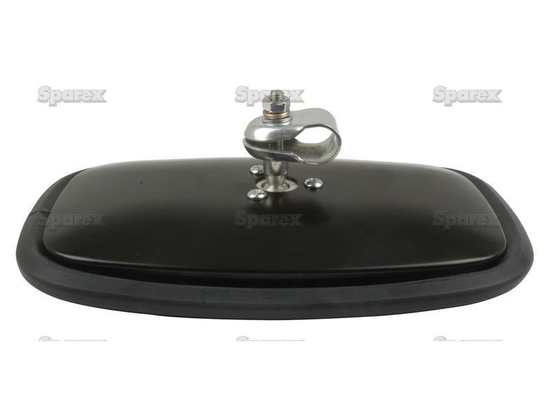 Mirror Head Convex Rectangular | Height: 198mm  Width: 130mm  Arm Ø: 12 - 15mm